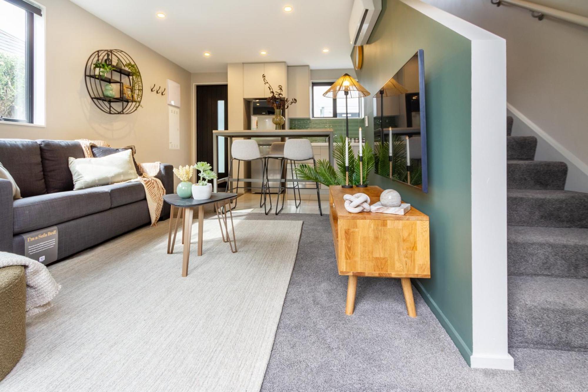 Apartamento Latimer Square Luxe: 1br W/ Sofa Bed *