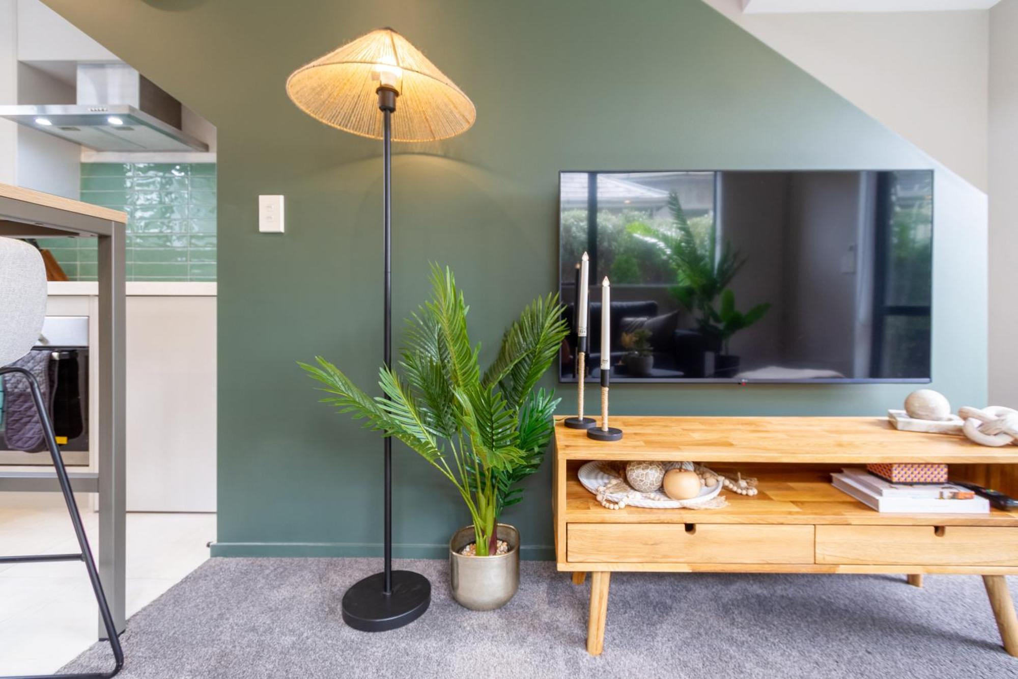 Apartamento Latimer Square Luxe: 1br W/ Sofa Bed