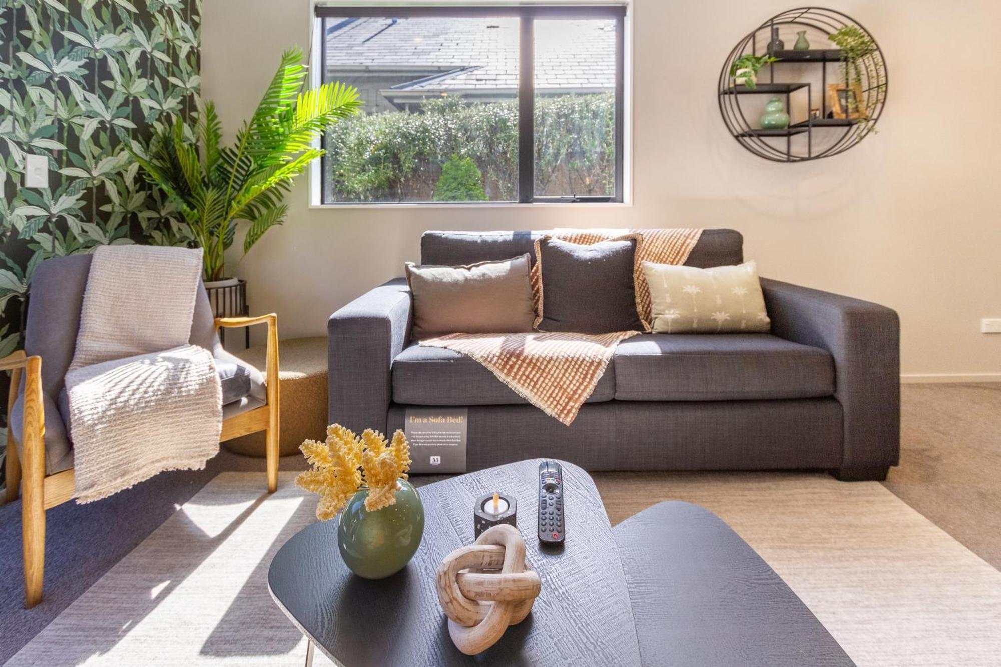 Apartamento Latimer Square Luxe: 1br W/ Sofa Bed *